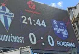 MERDIANBET 1.CFL 2022/23 - 27 KOLO FK Budućnost - FK Mornar_1